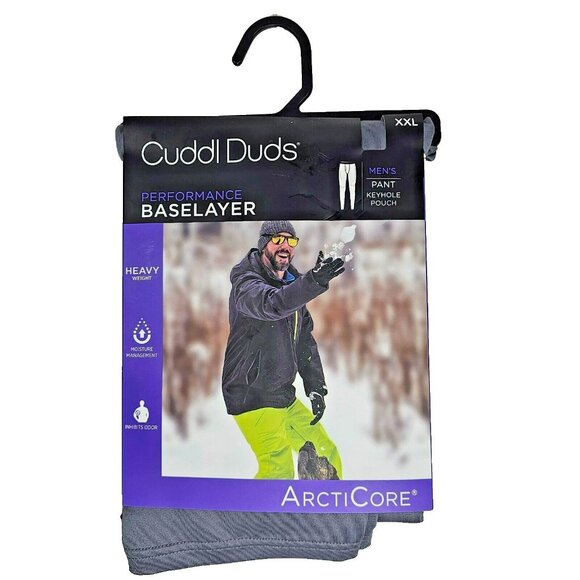 Cuddl Duds Other - Cuddl Duds ArctiCore Performance Baselayer Thermal Pants Men's XXL (44-46) Gray